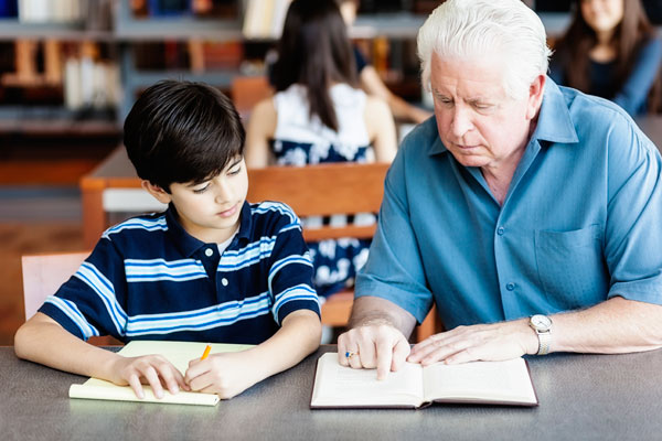 Foster Grandparent John Papi Tragon