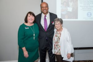 Tammy, Trevor and volunteer